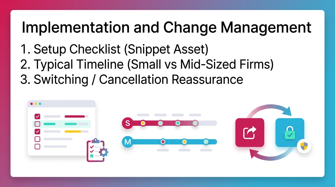 Implementation and Change Management