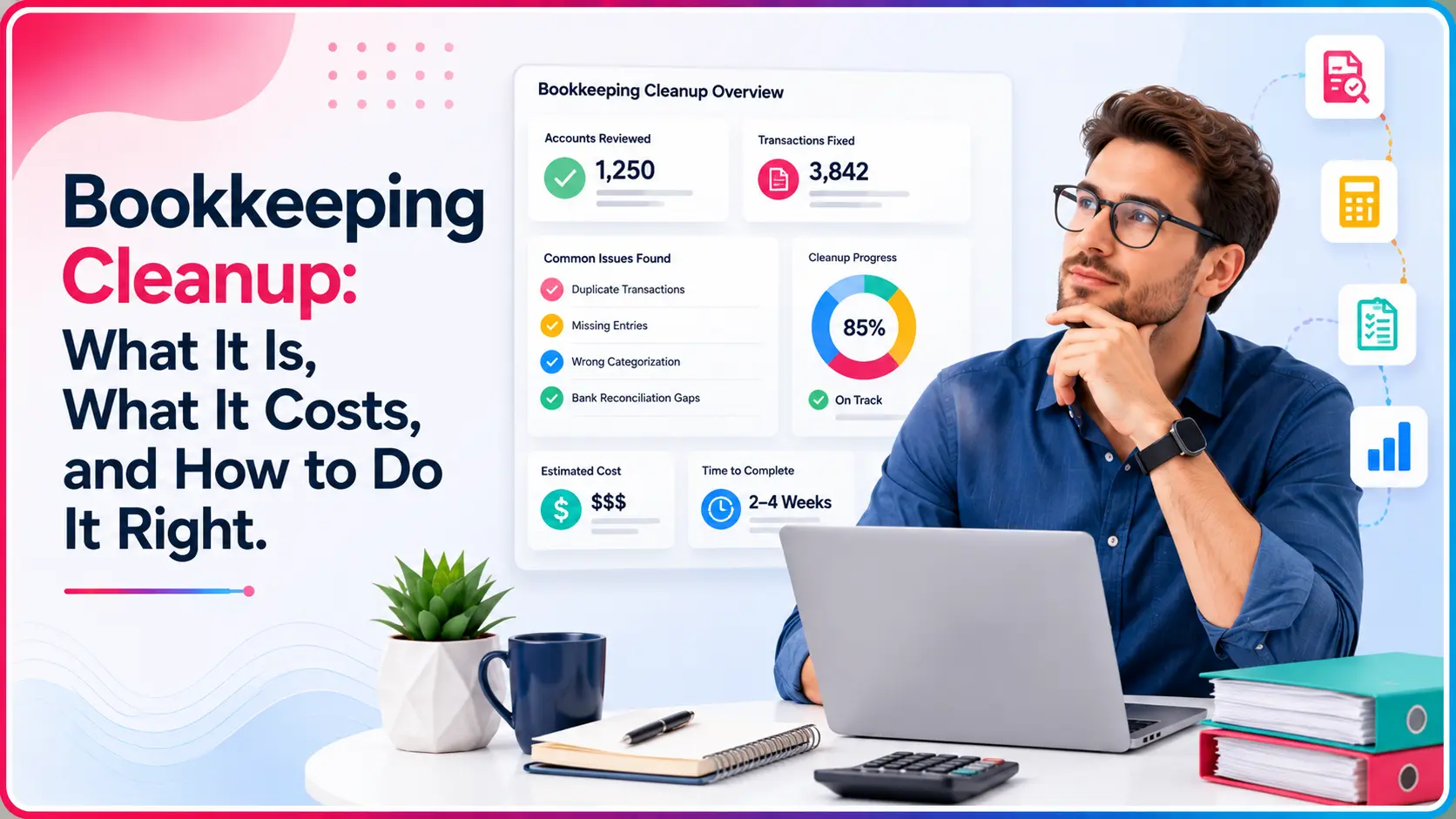 Bookkeeping Cleanup: What It Is, What It Costs, and How to Do It Right
