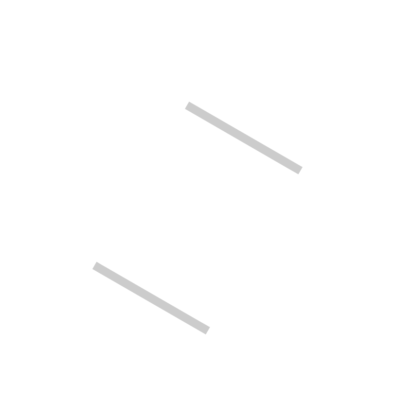 A simple line drawing of an hourglass within two concentric circles, with arrows indicating a clockwise direction around the hourglass