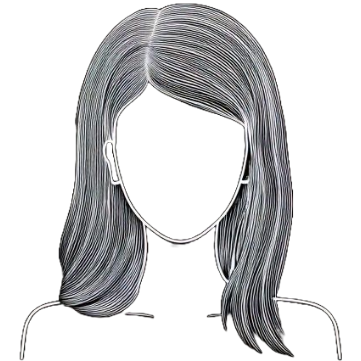 icon with a women with slick hair