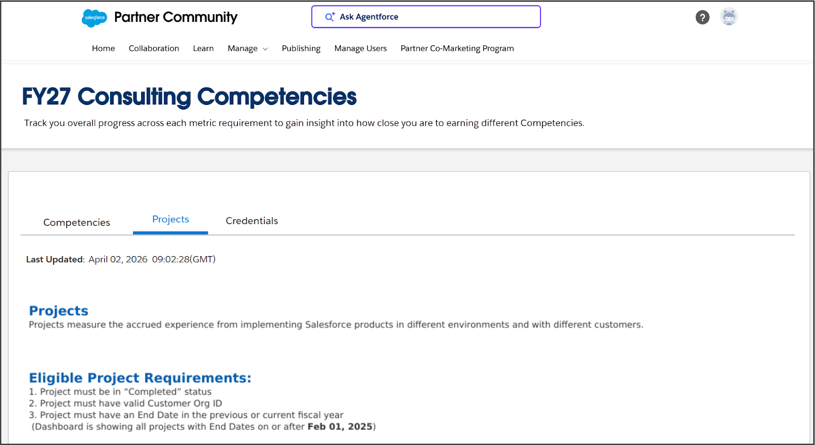 Salesforce Partner consulting competencies