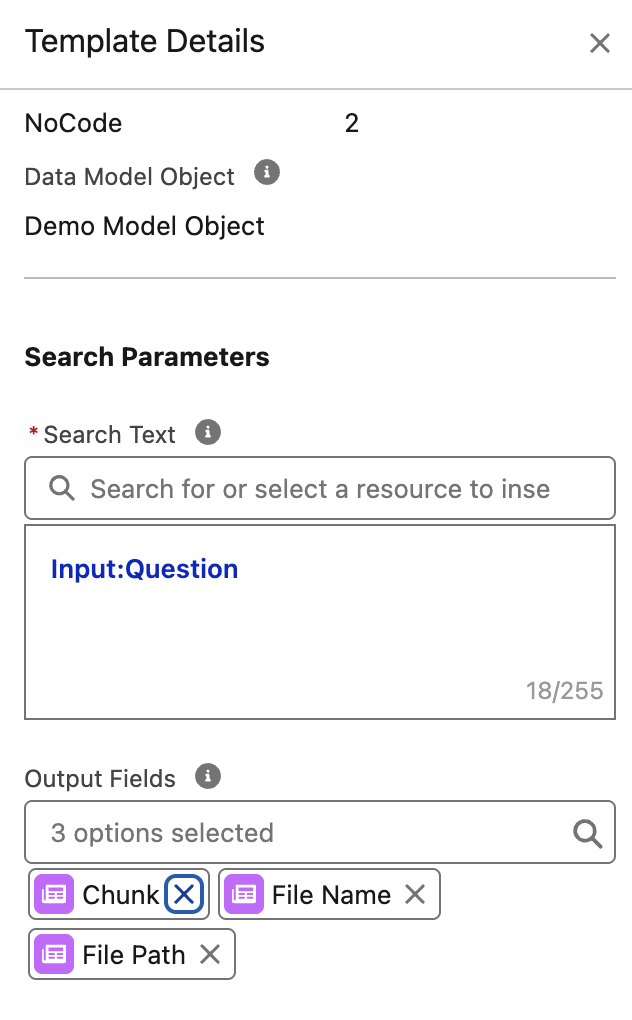 Figure 33. Select the retriever outputs and insert them into the prompt.