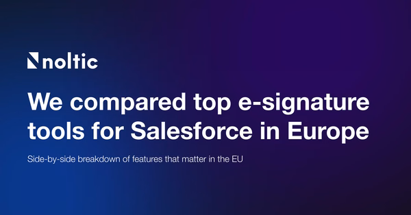 The best e-signature tools for Salesforce in Europe: detailed comparison