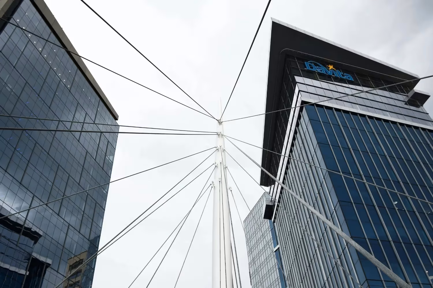 photo of two skyscrapers