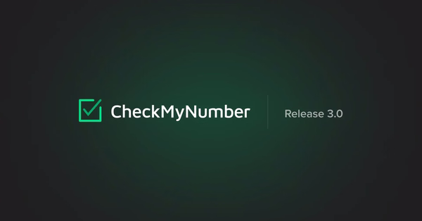 A virtual assistant is here to meet you – CheckMyNumber v3.0 release