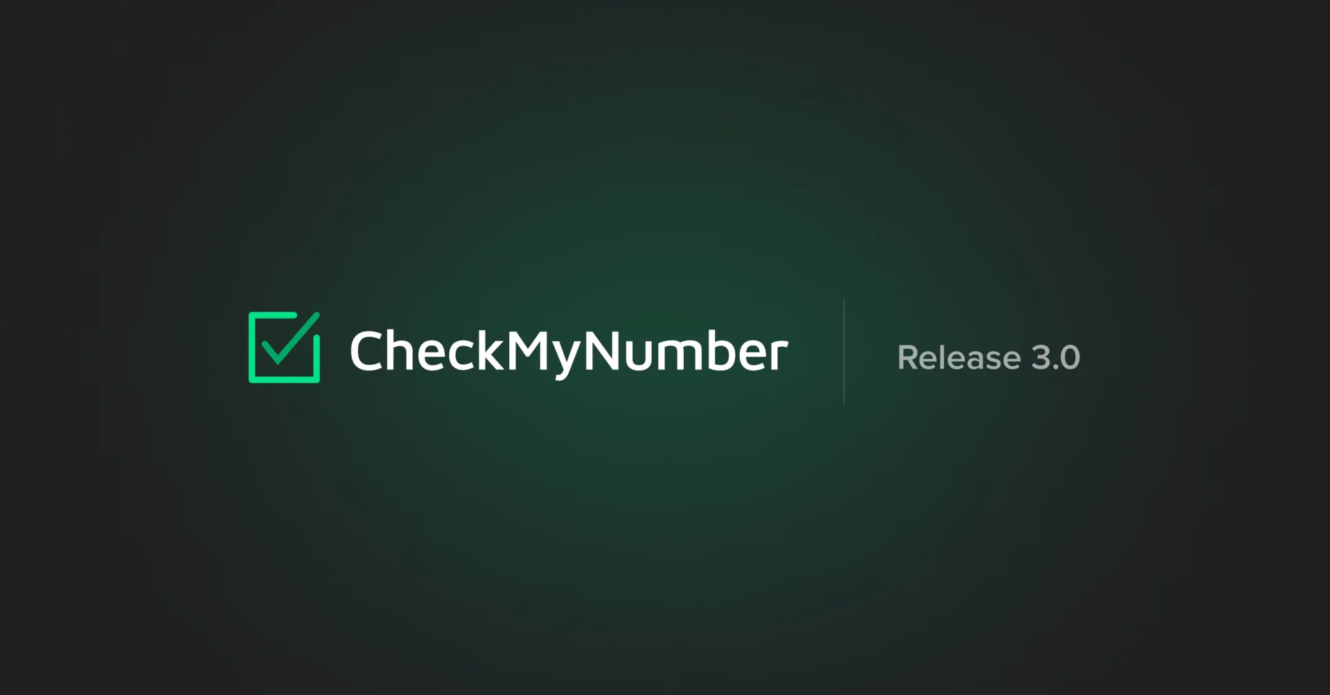 CheckMyNumber app