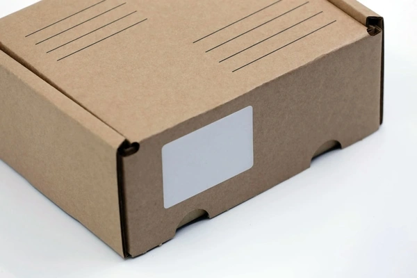 delivery box on a white background
