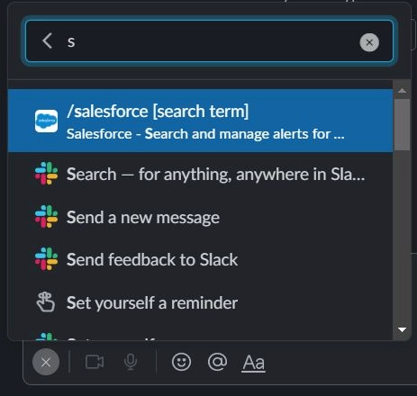 Finding, updating and sharing Salesforce records in Slack