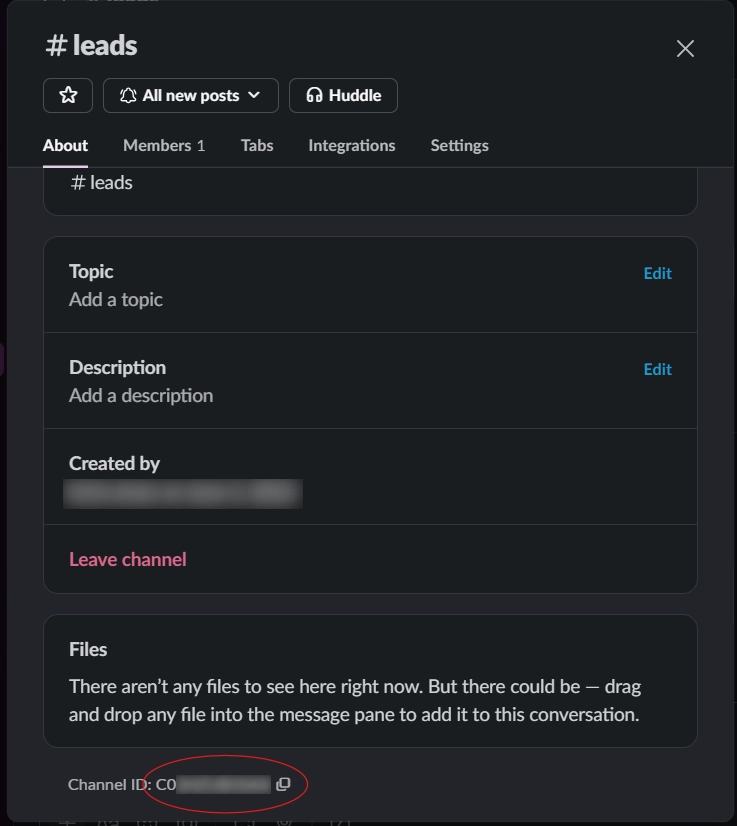 Send Slack Message