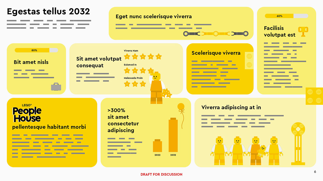 LEGO branded infographics