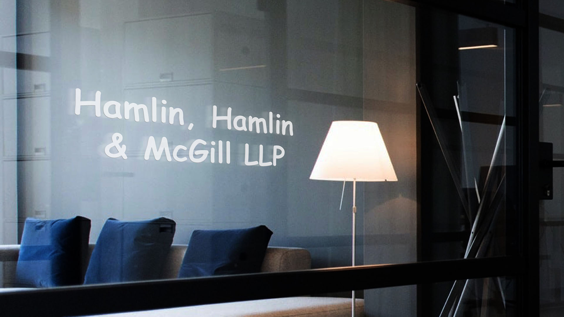 A law firm using comic sans