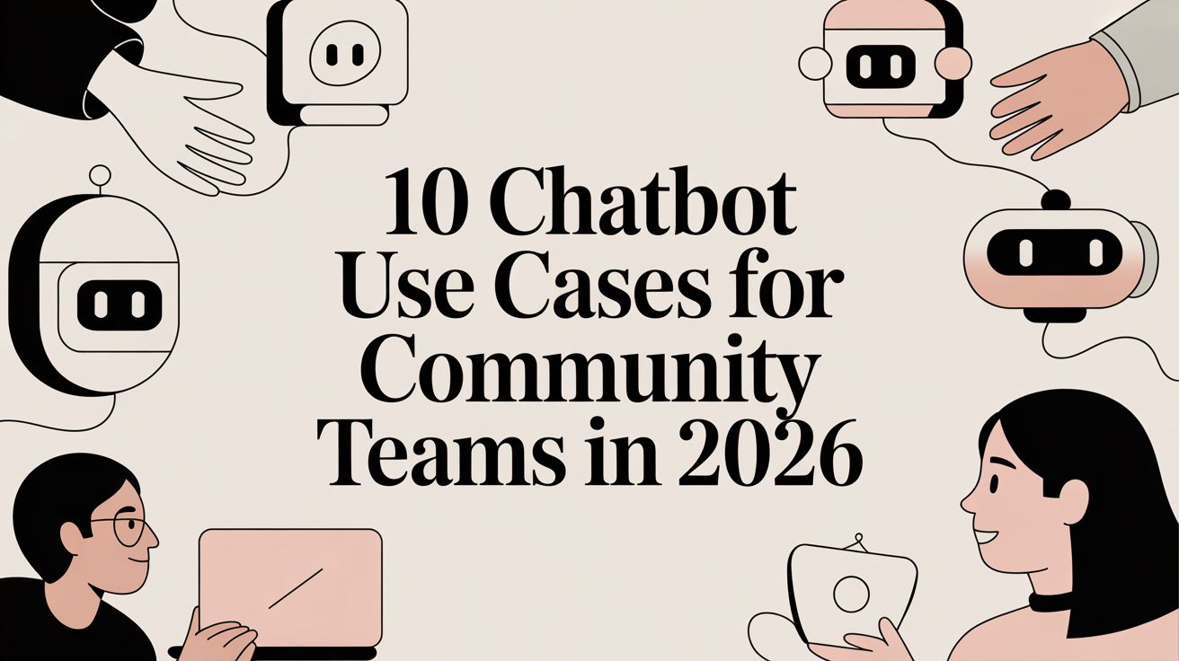 10 Chatbot Use Cases for Community Teams in 2026