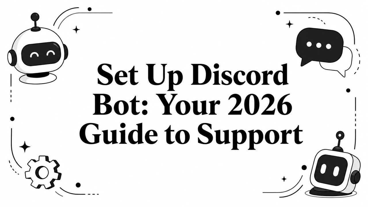 Set Up Discord Bot: Your 2026 Guide to Support