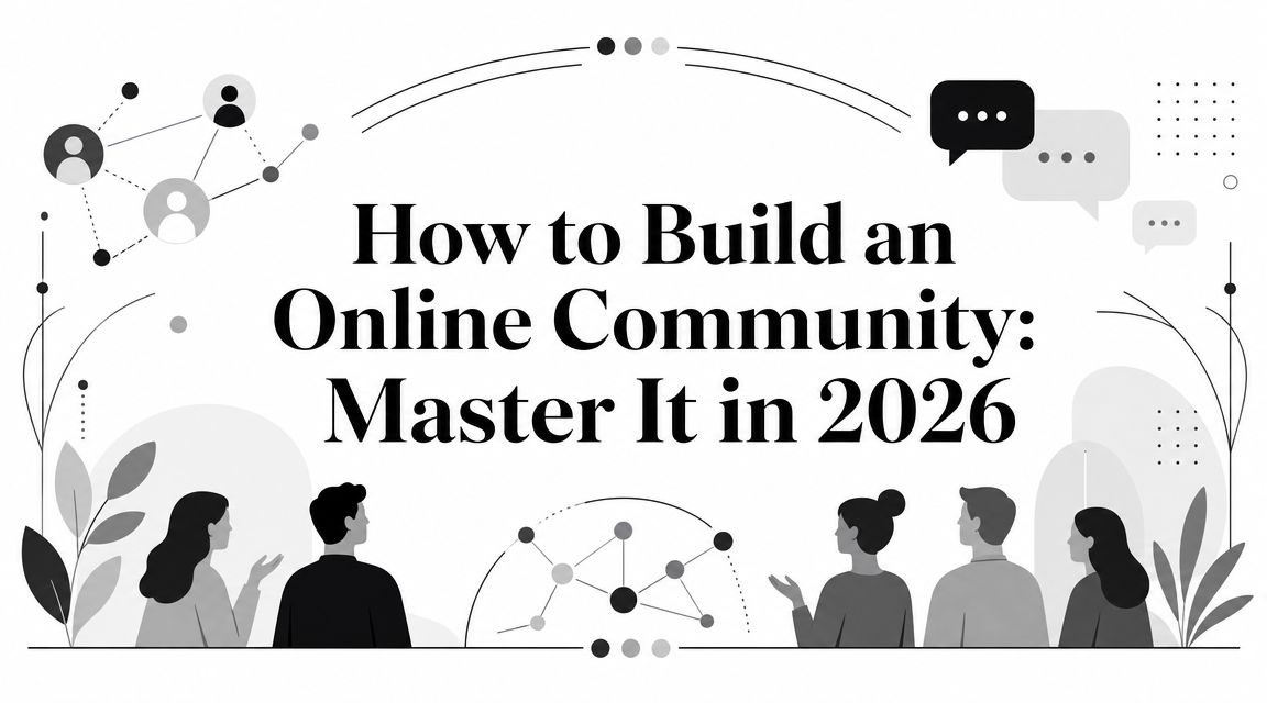 How to Build an Online Community: Master It in 2026