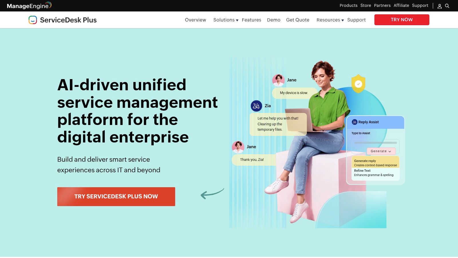 ManageEngine ServiceDesk Plus
