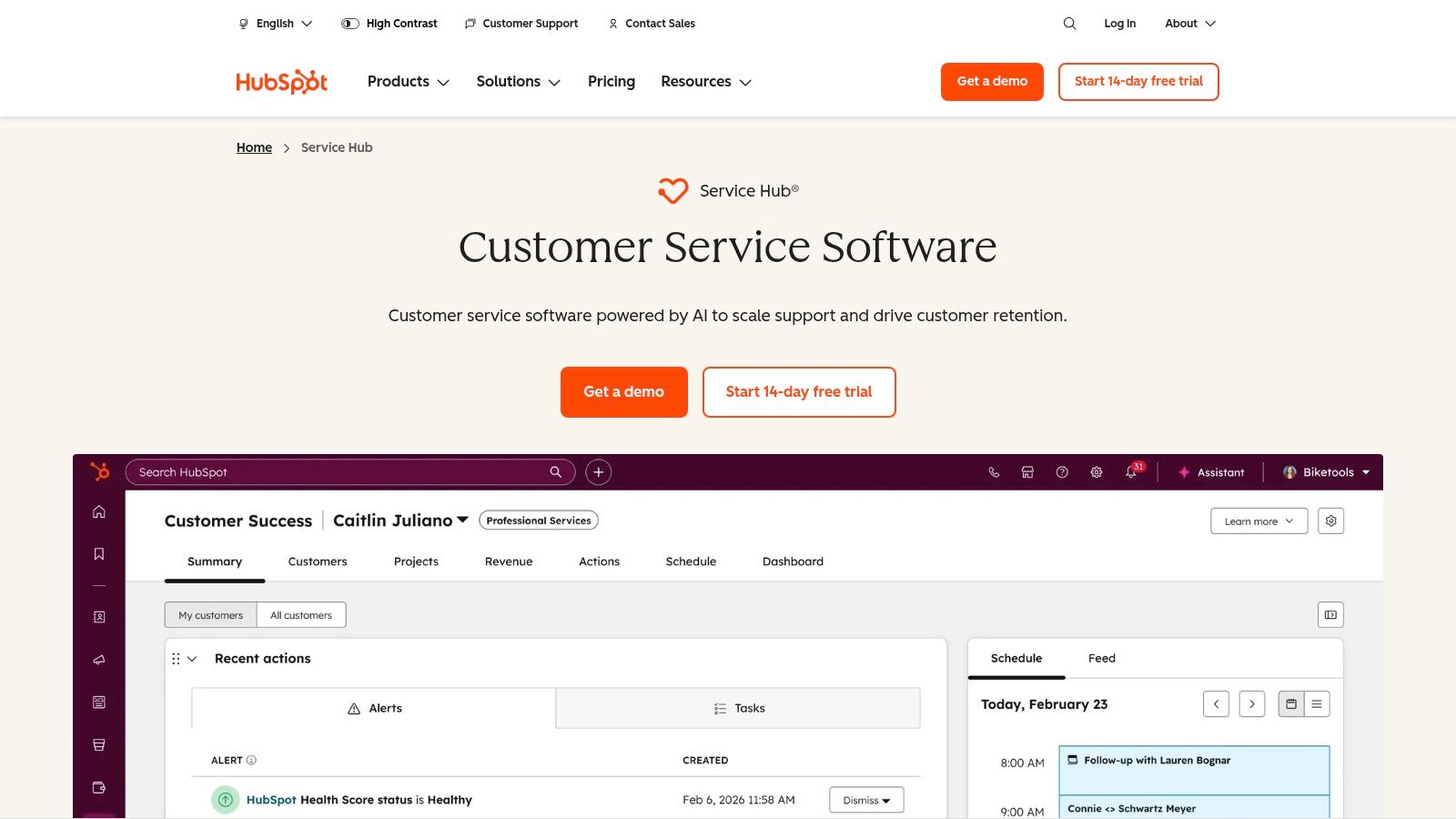 HubSpot Service Hub