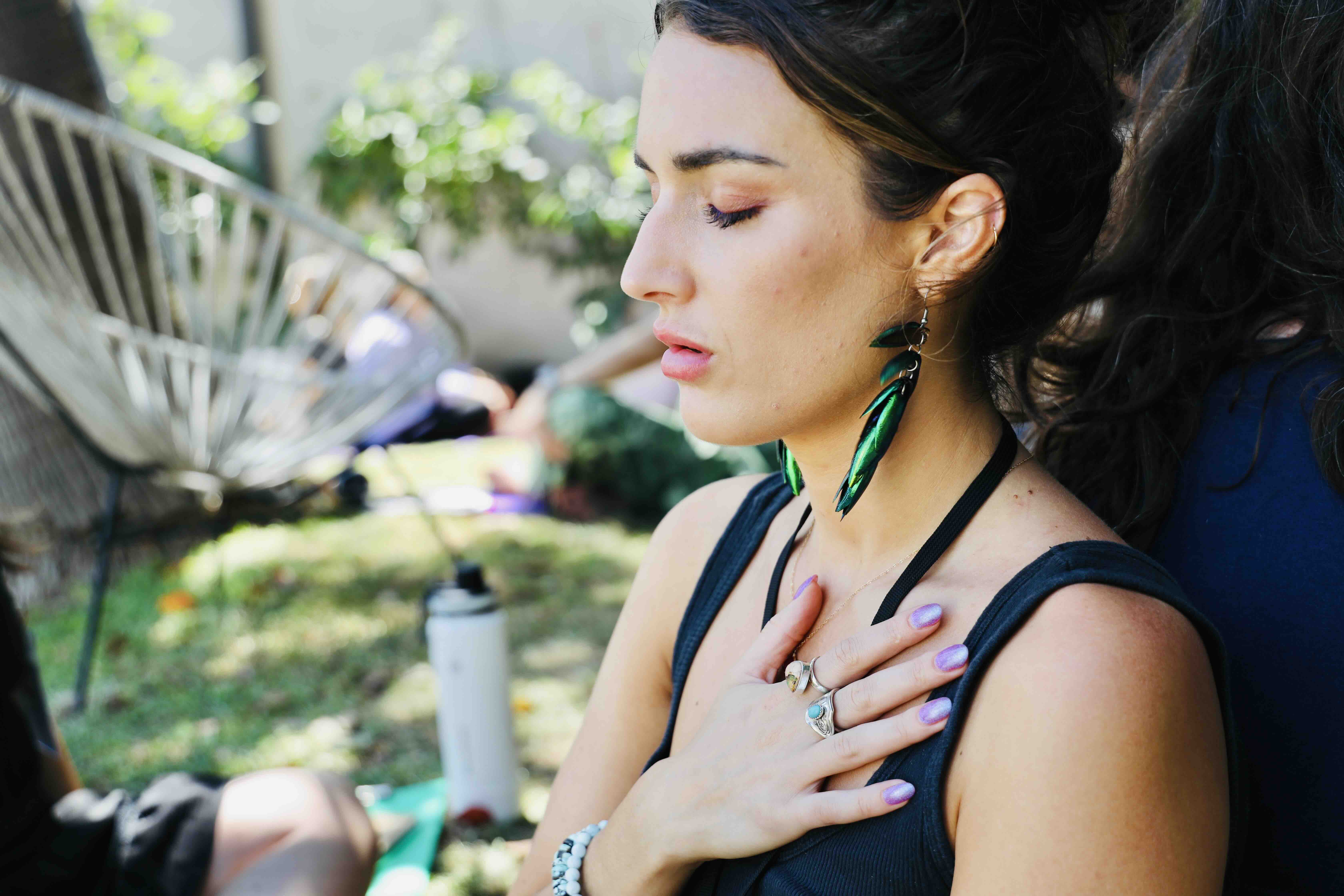 Making candles for a ceremony