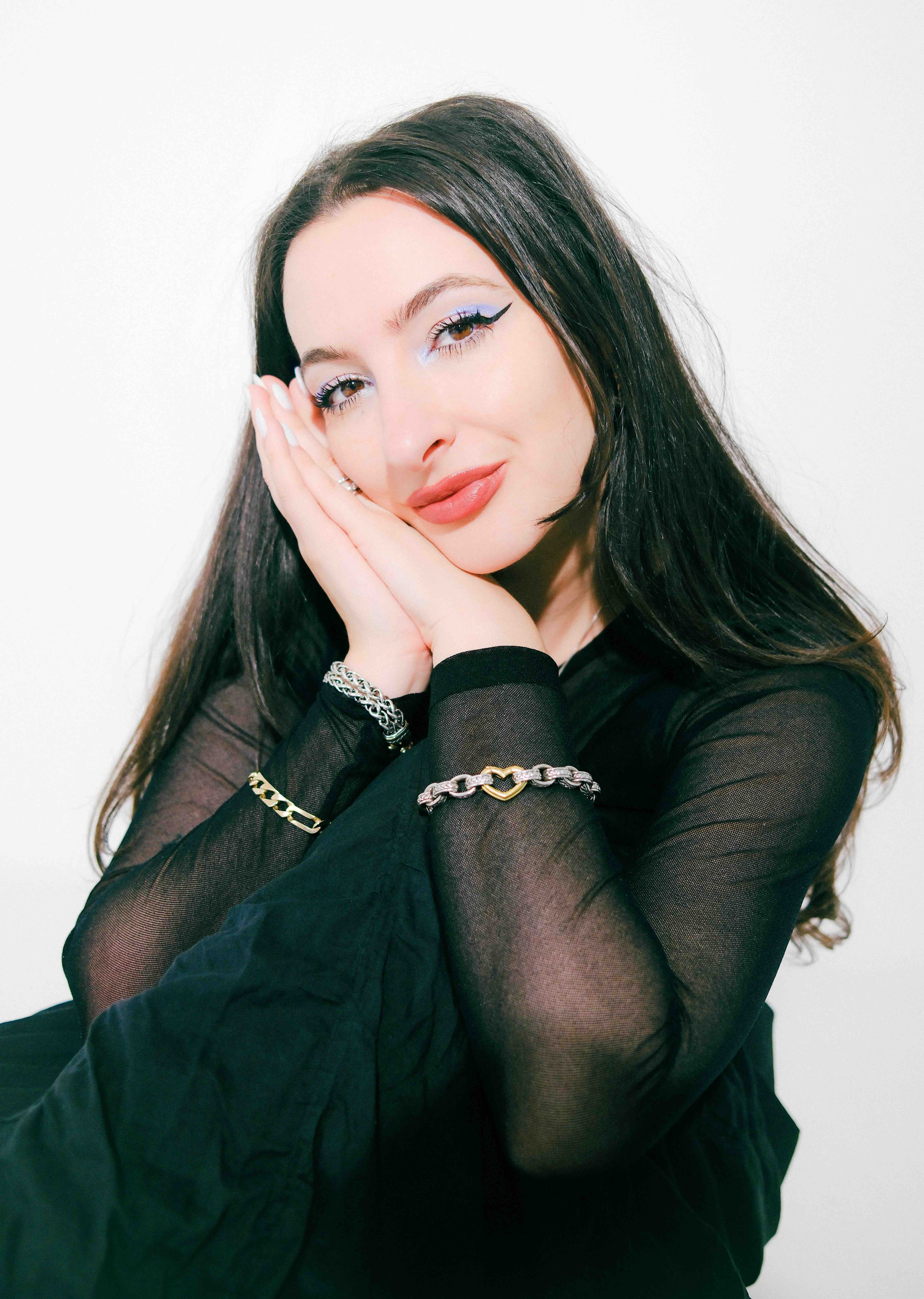 Full moon circle with candles