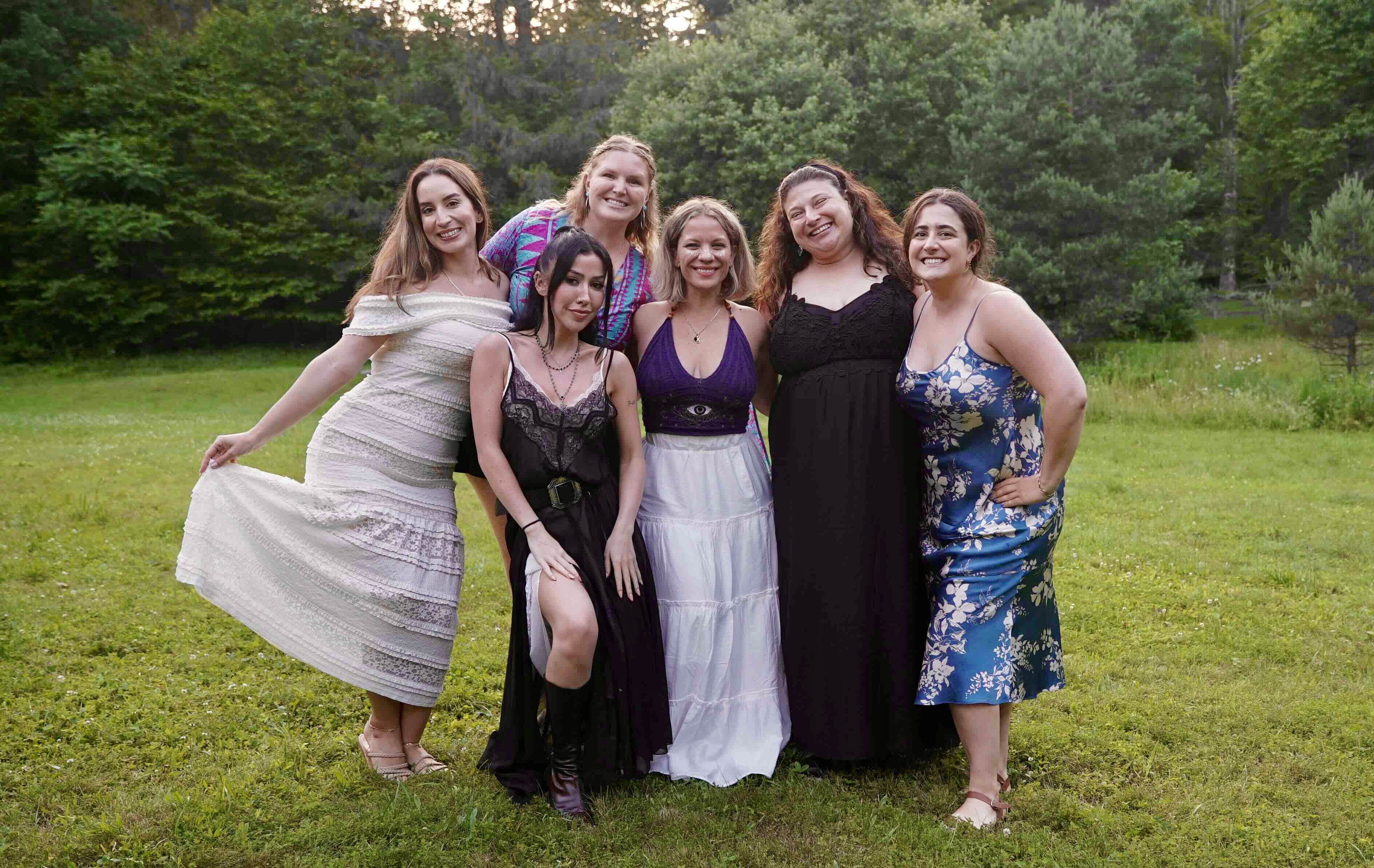 2 retreat goers of the Lunar Lodge