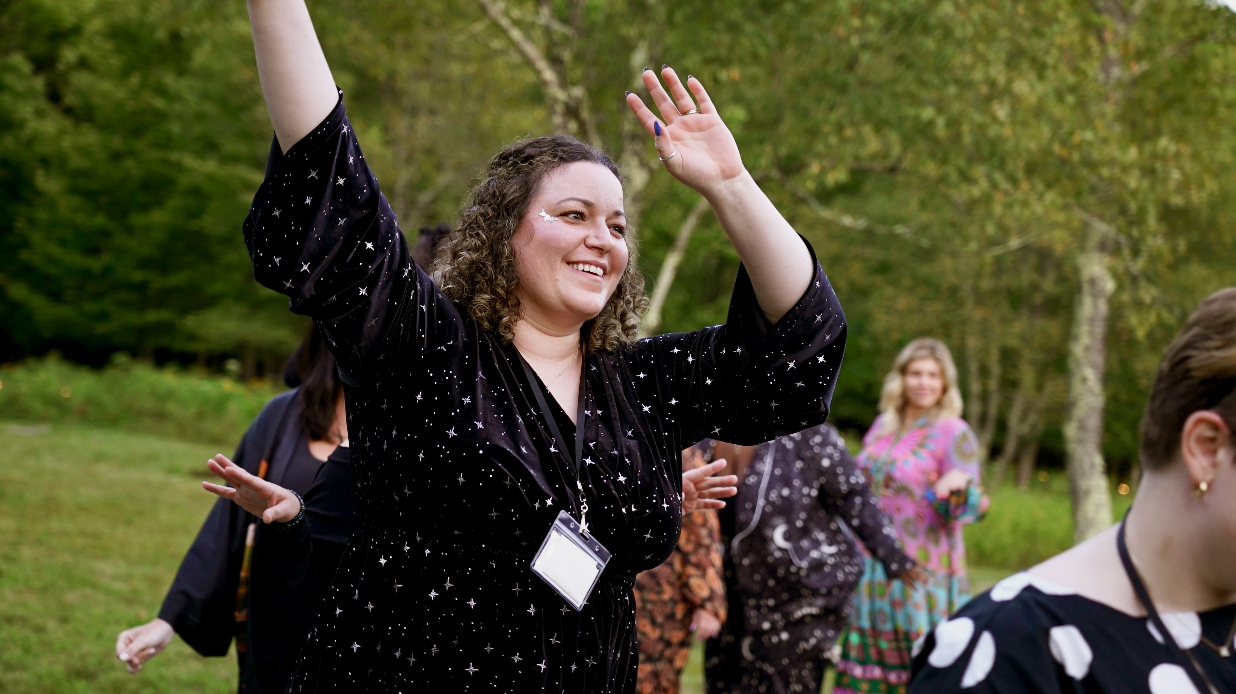 Making candles for a ceremony