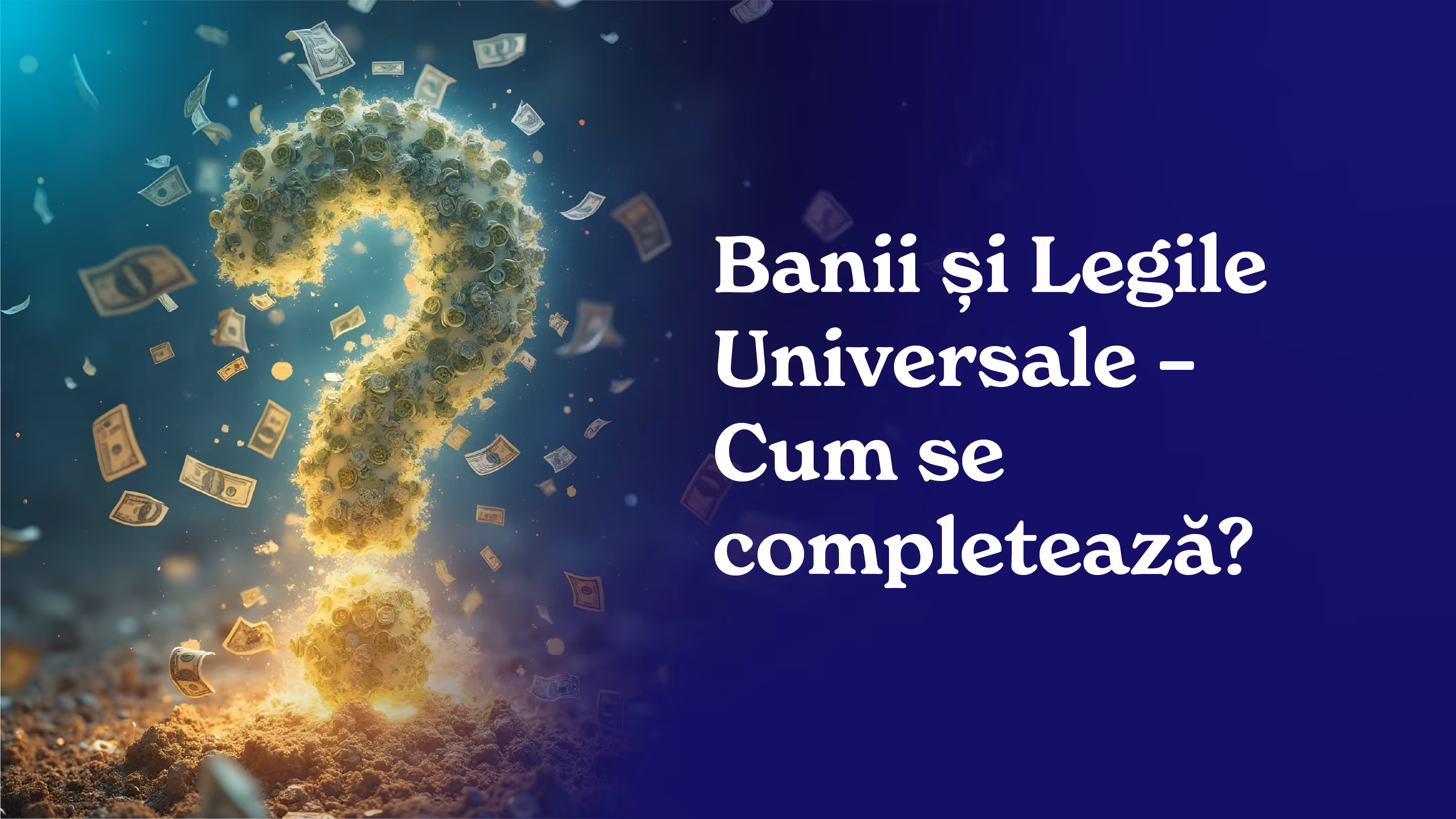 Banii și Legile Universale - Cum se completează?