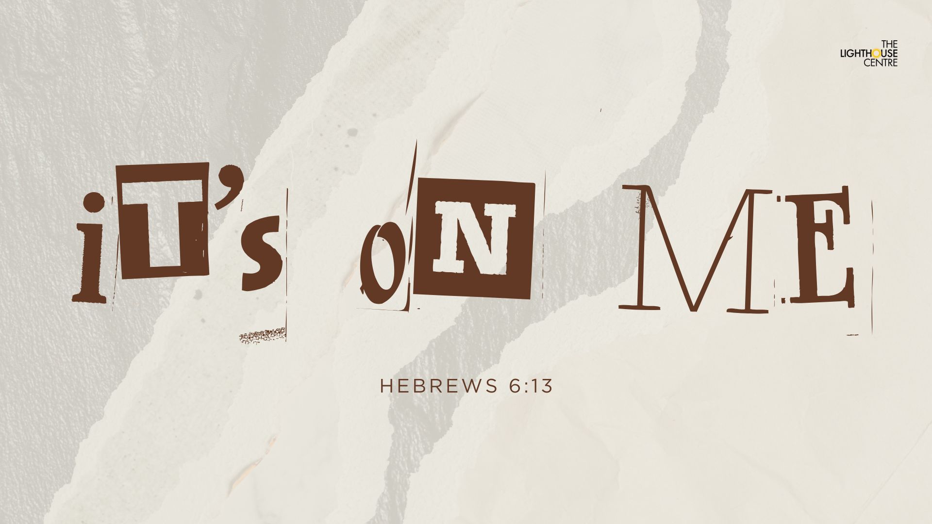 the great exchange sermon - at the lighthouse centre