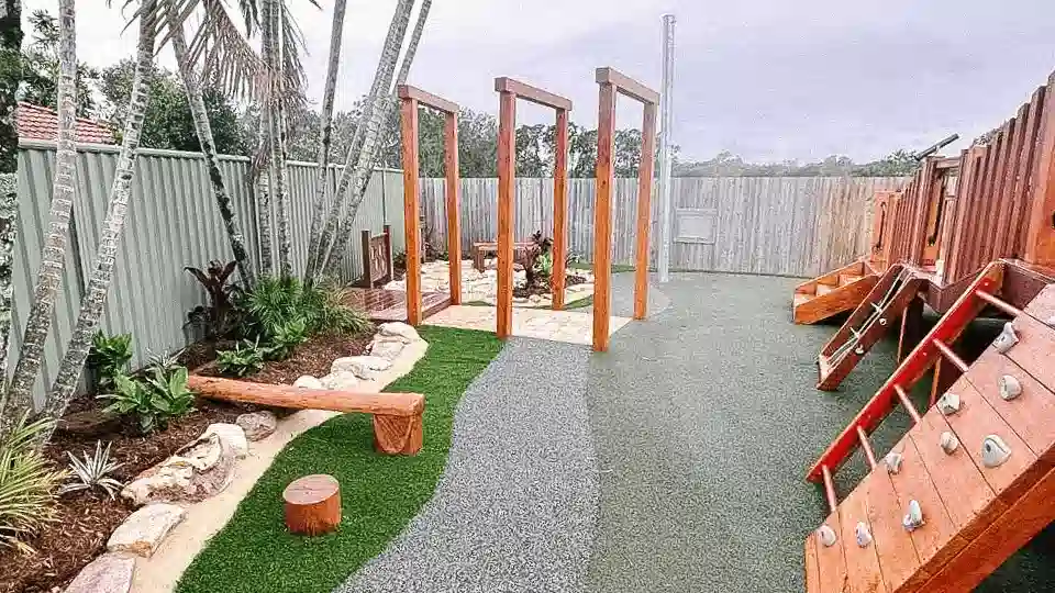 A photo of a playground
