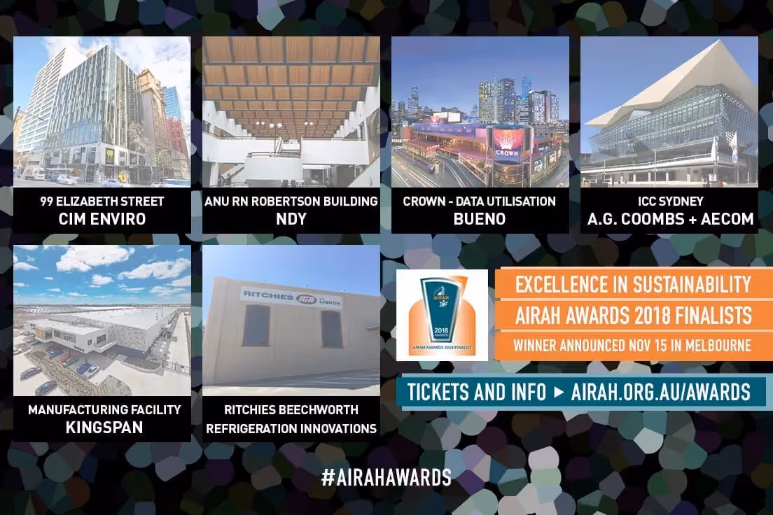 2018 AIRAH 'Excellence in Sustainability'