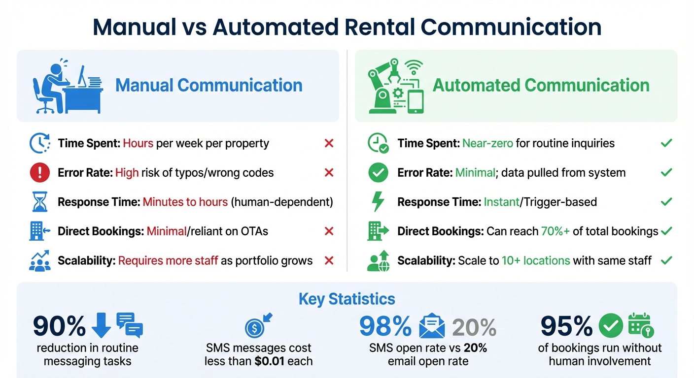 Manual vs Automated Rental Communication: Cost and Efficiency Comparison