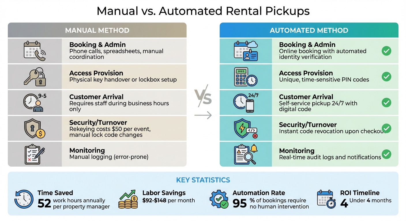 Manual vs Automated Rental Pickups Comparison
