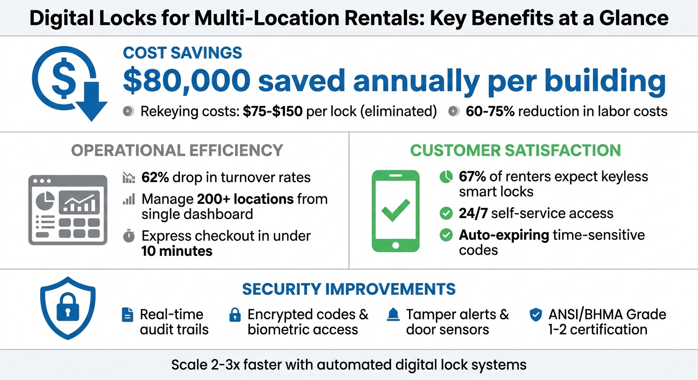 Digital Locks for Rentals: Cost Savings and Key Benefits