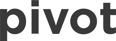pivot logo simple text in dark grey