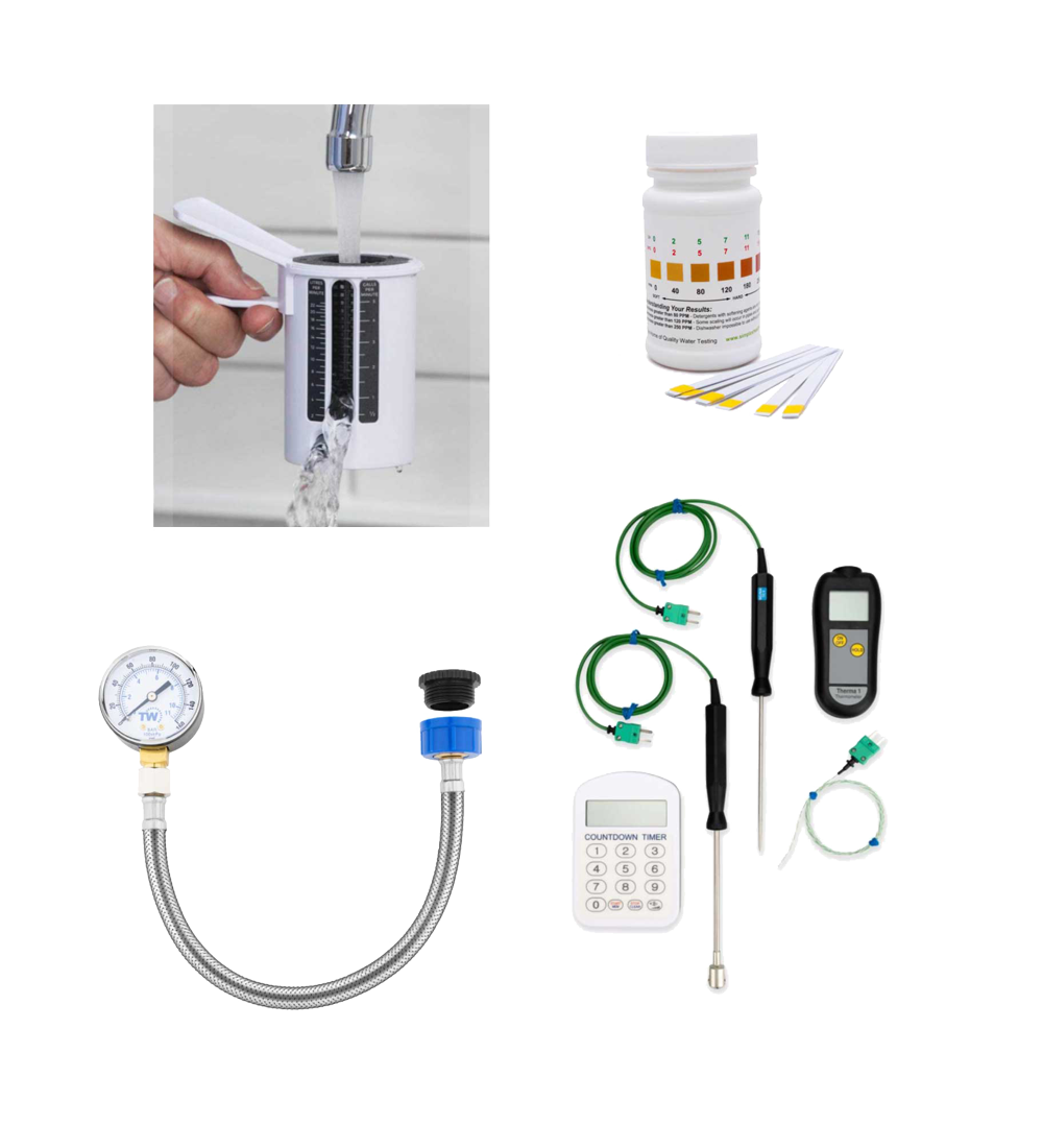 A collection of water measurement tools