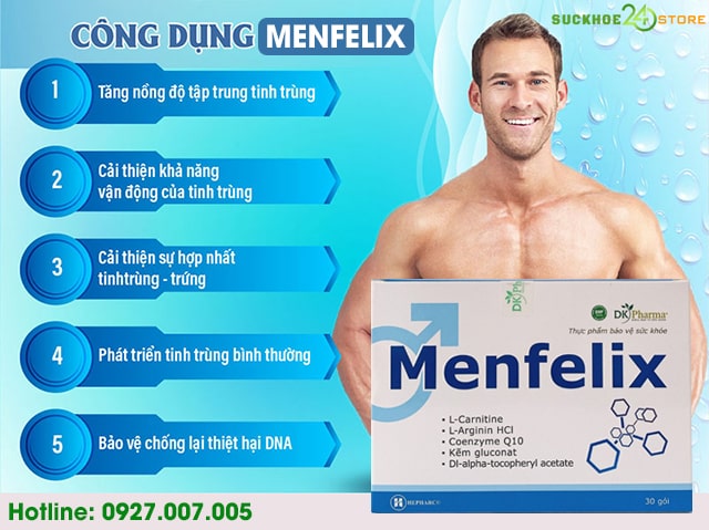 thuốc Menfelix có tác dụng gì?
