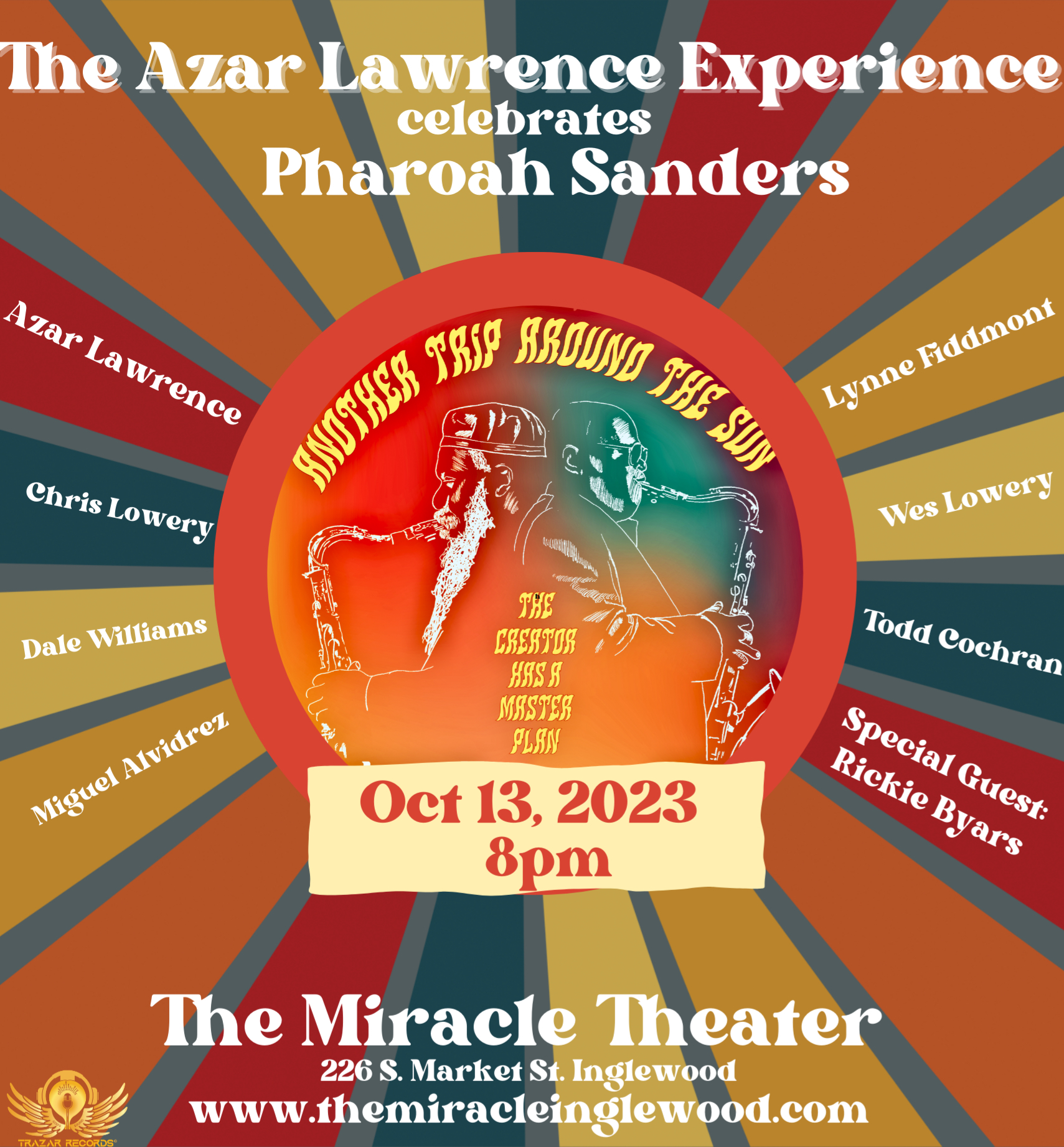 THE AZAR LAWRENCE EXPERIENCE Celebrates PHAROAH SANDERS