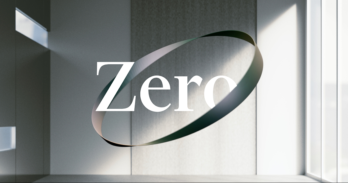 CBRE Zero net-zero campaign design with bold typography