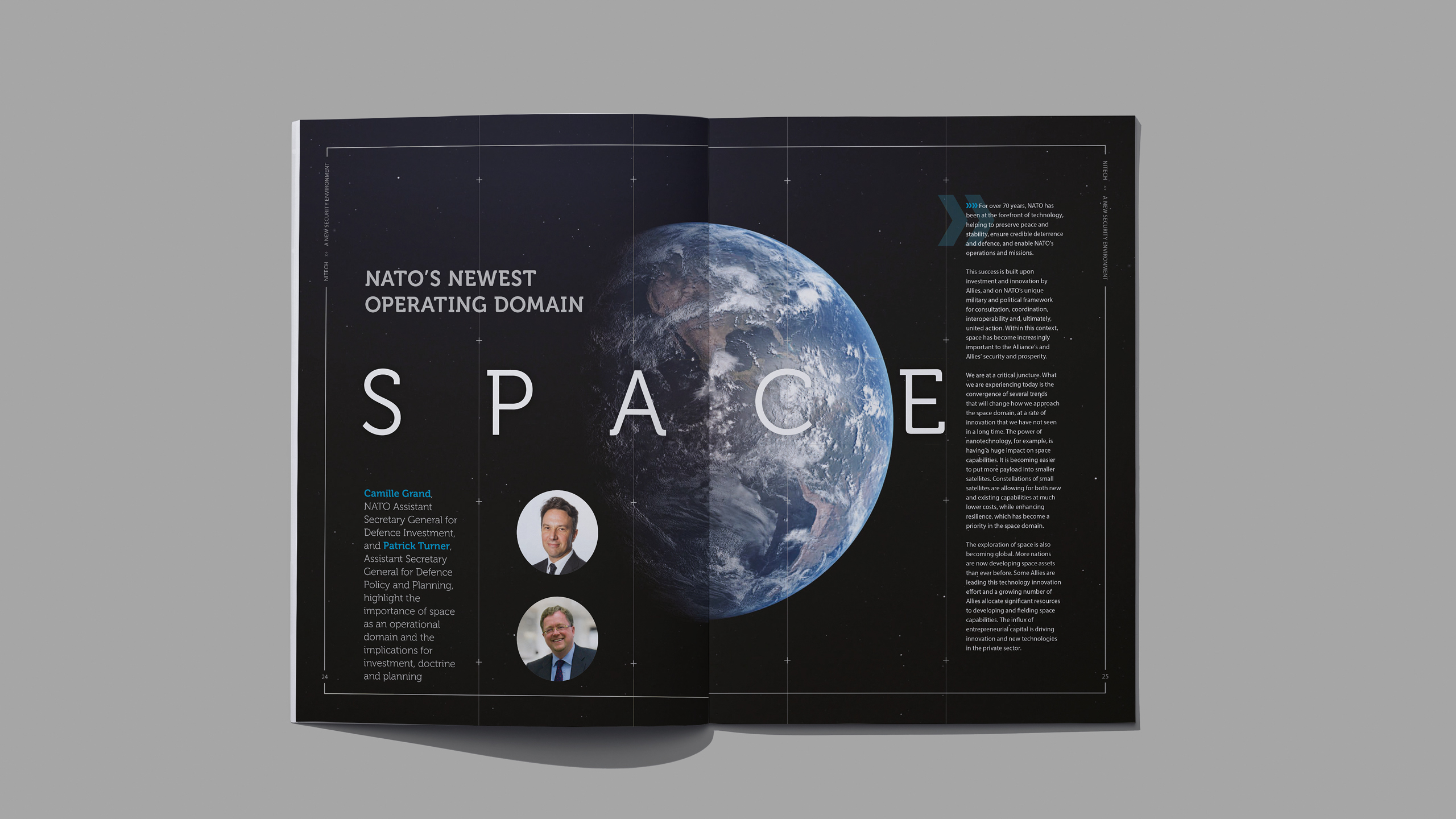 NITECH magazine — feature article layout