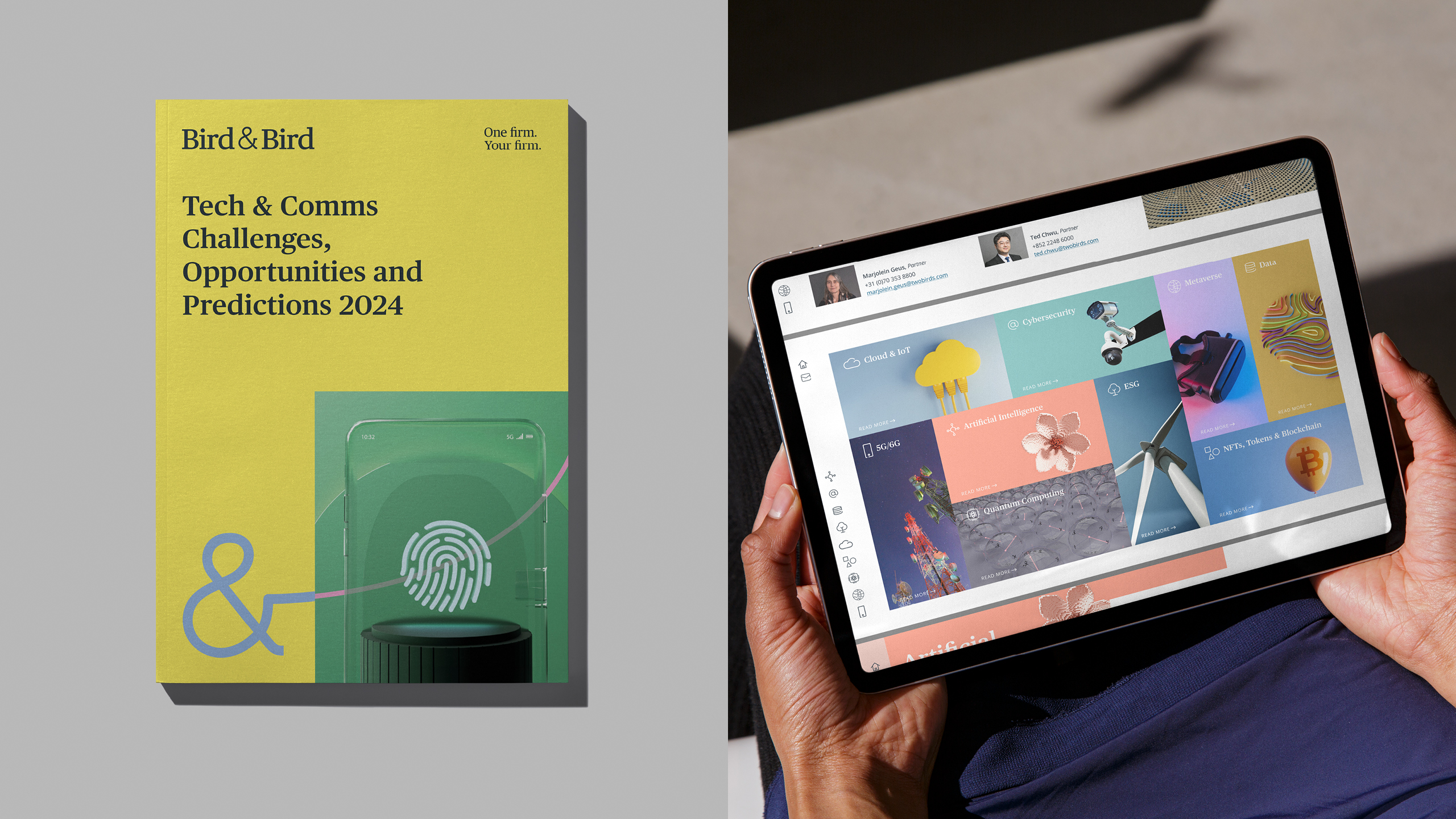 Bird & Bird Tech Predictions — report cover and spread