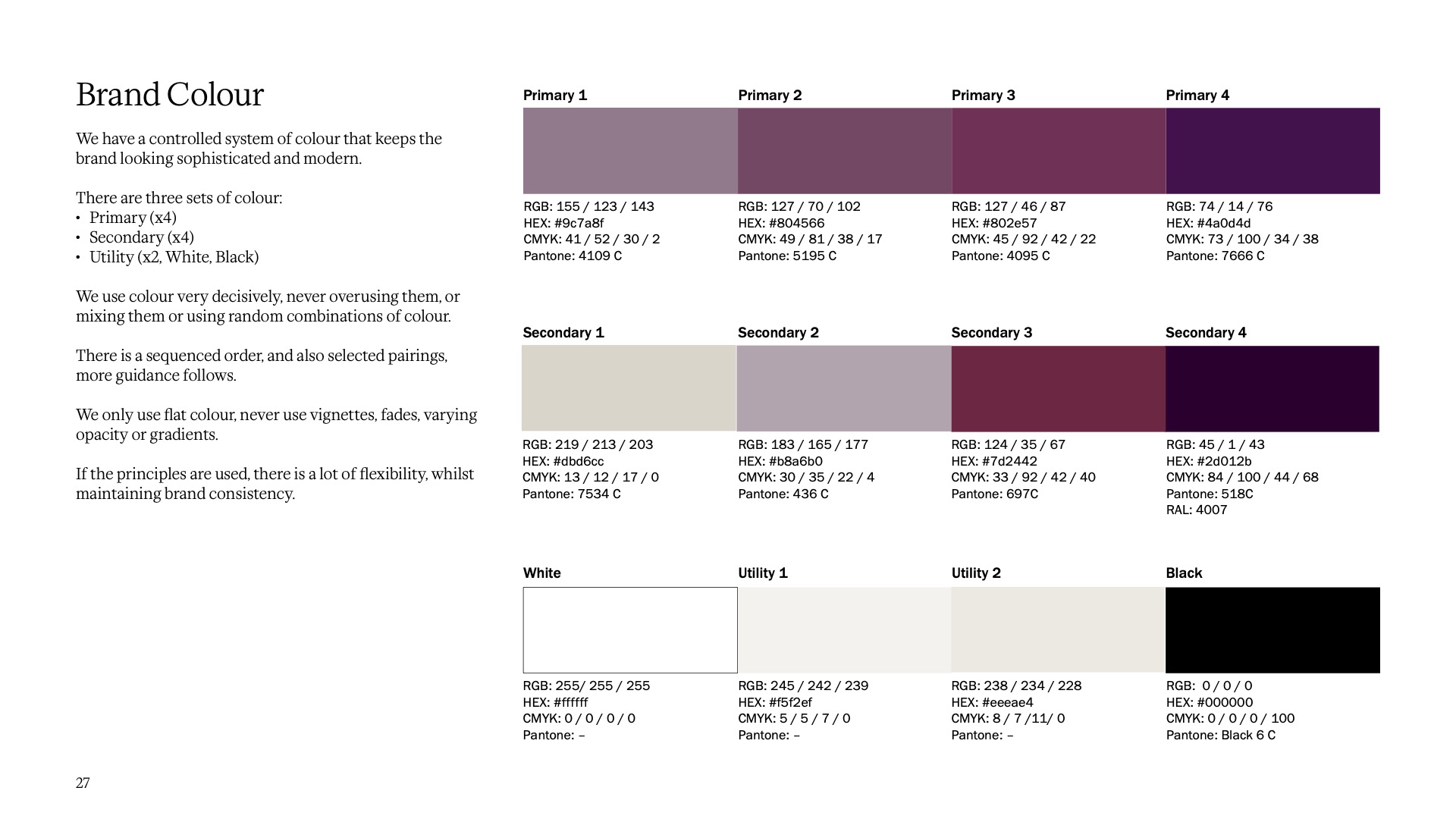 Schillings brand guidelines — cover page
