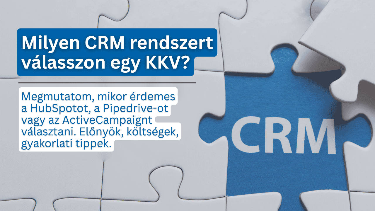 Mleyik CRM rendszert válaszd?