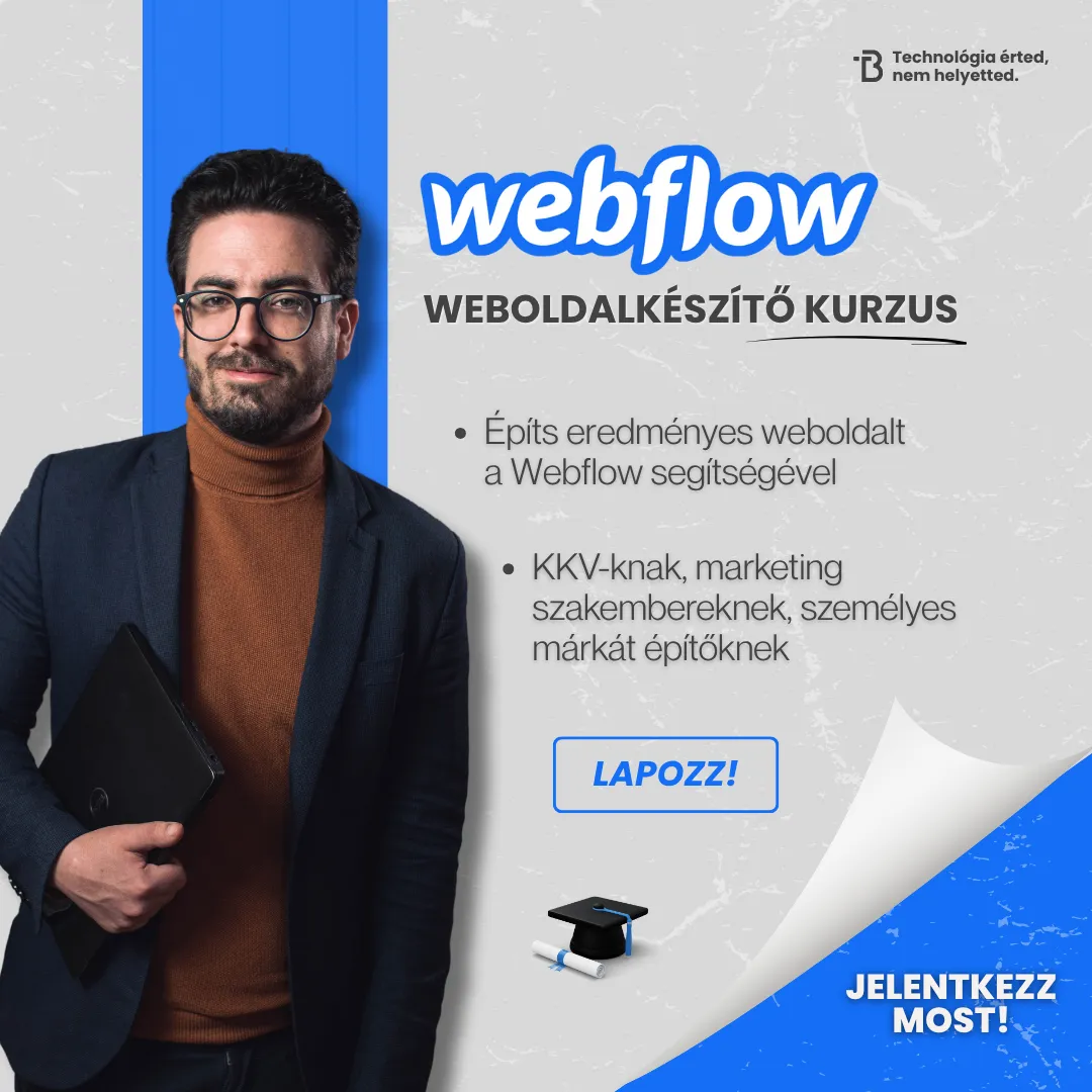 Webflow tanfolyam