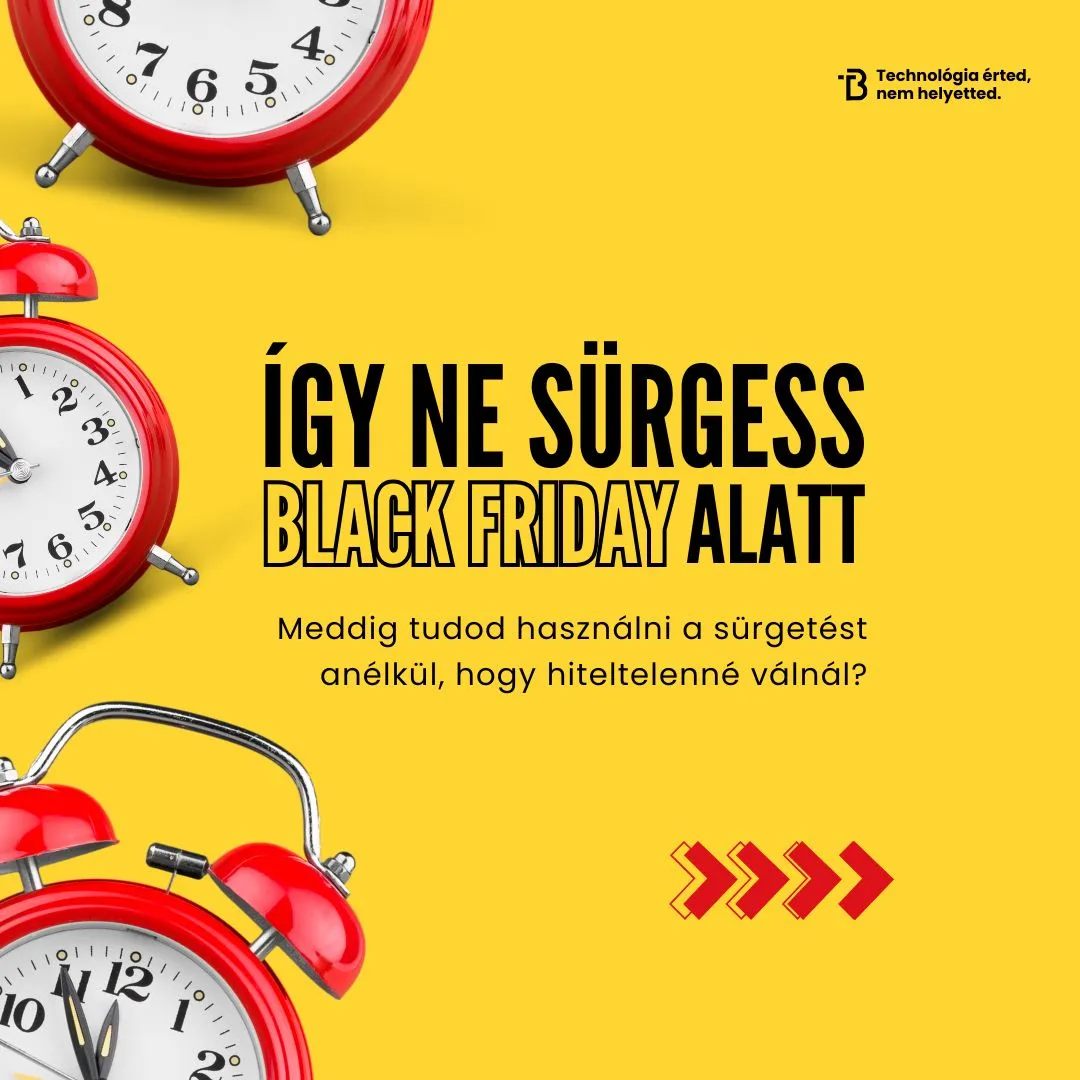 Black Friday sürgetés
