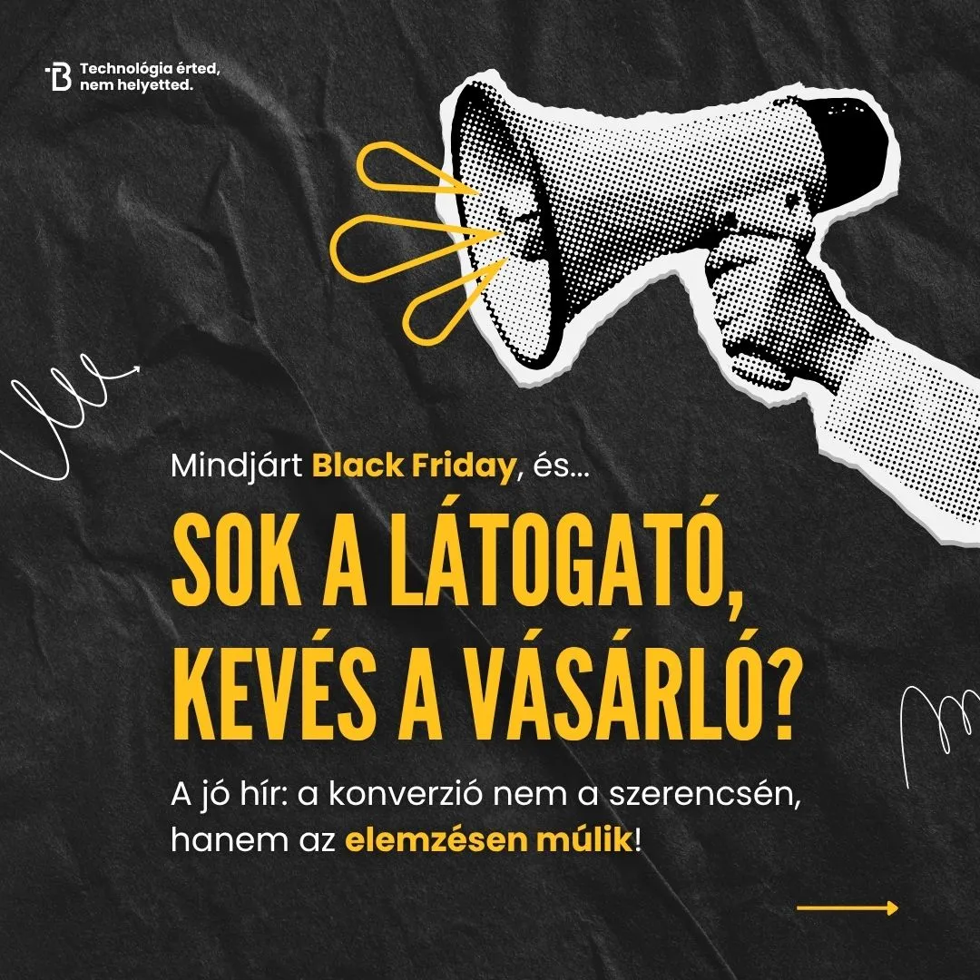 Black Friday webshop konverzióelemzés