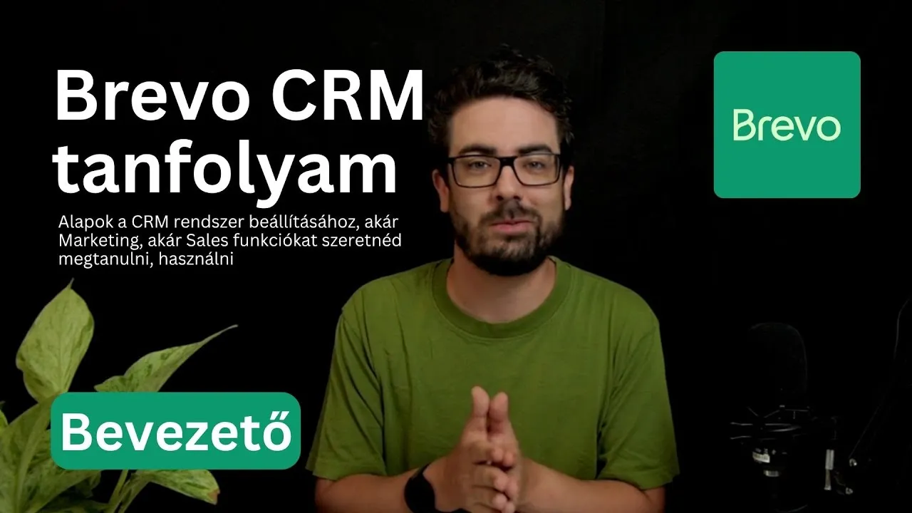 hírlevél és CRM rendszer tanfolyam - Brevo