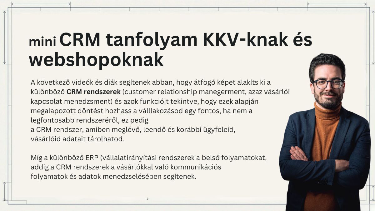 mini CRM tanfolyam KKV-knak