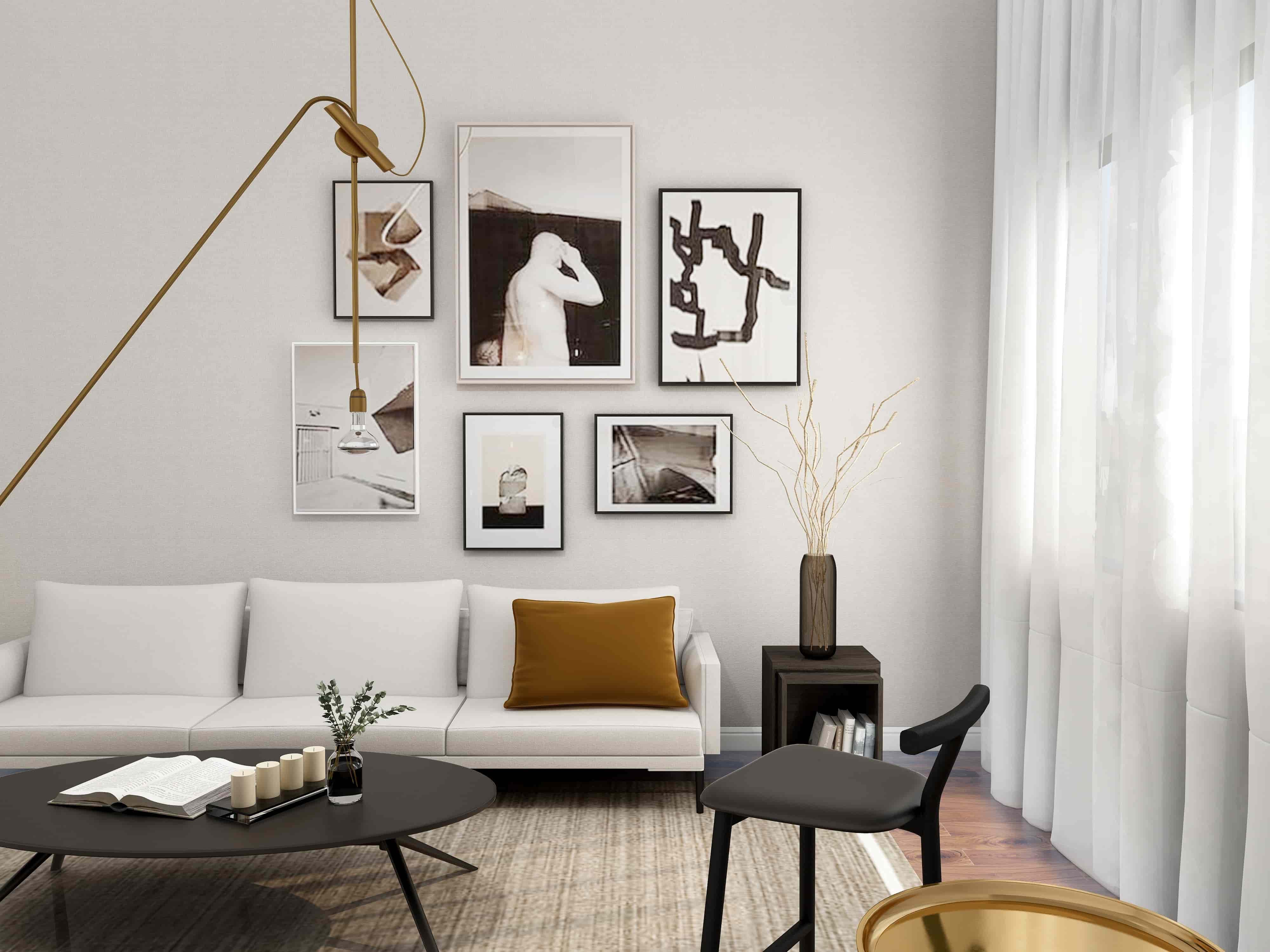 Salon moderne d'une habitation