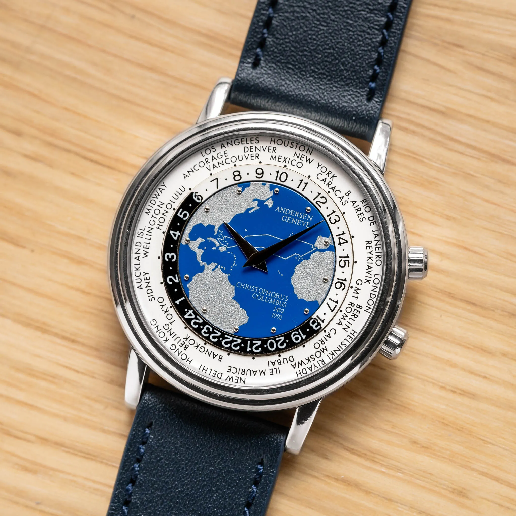 1992 Andersen Genève Christophorus Columbus Worldtime ref