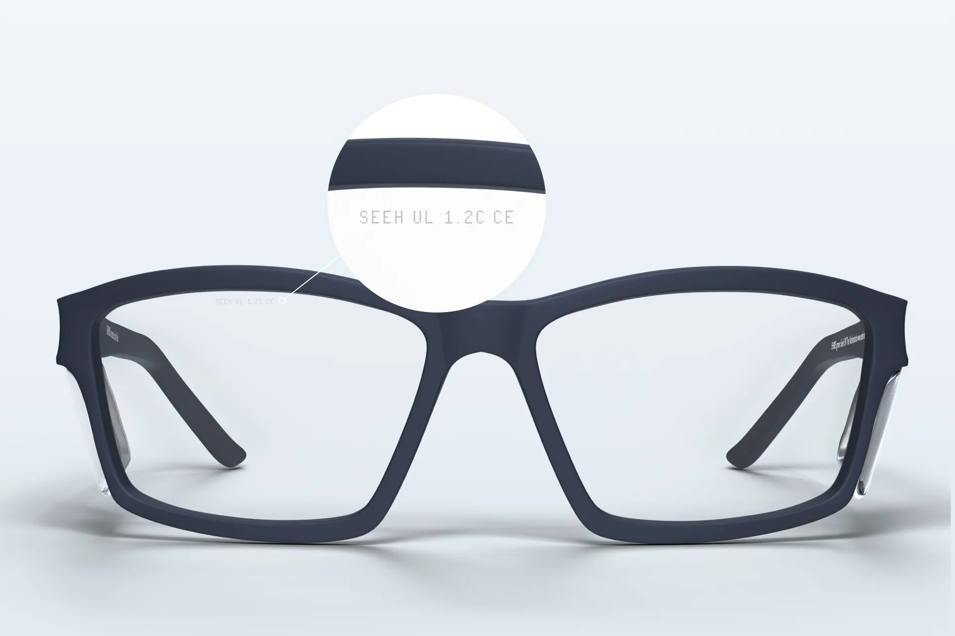 veiligheidsbril op sterkte certificering glas