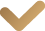 Gold metallic check mark icon.