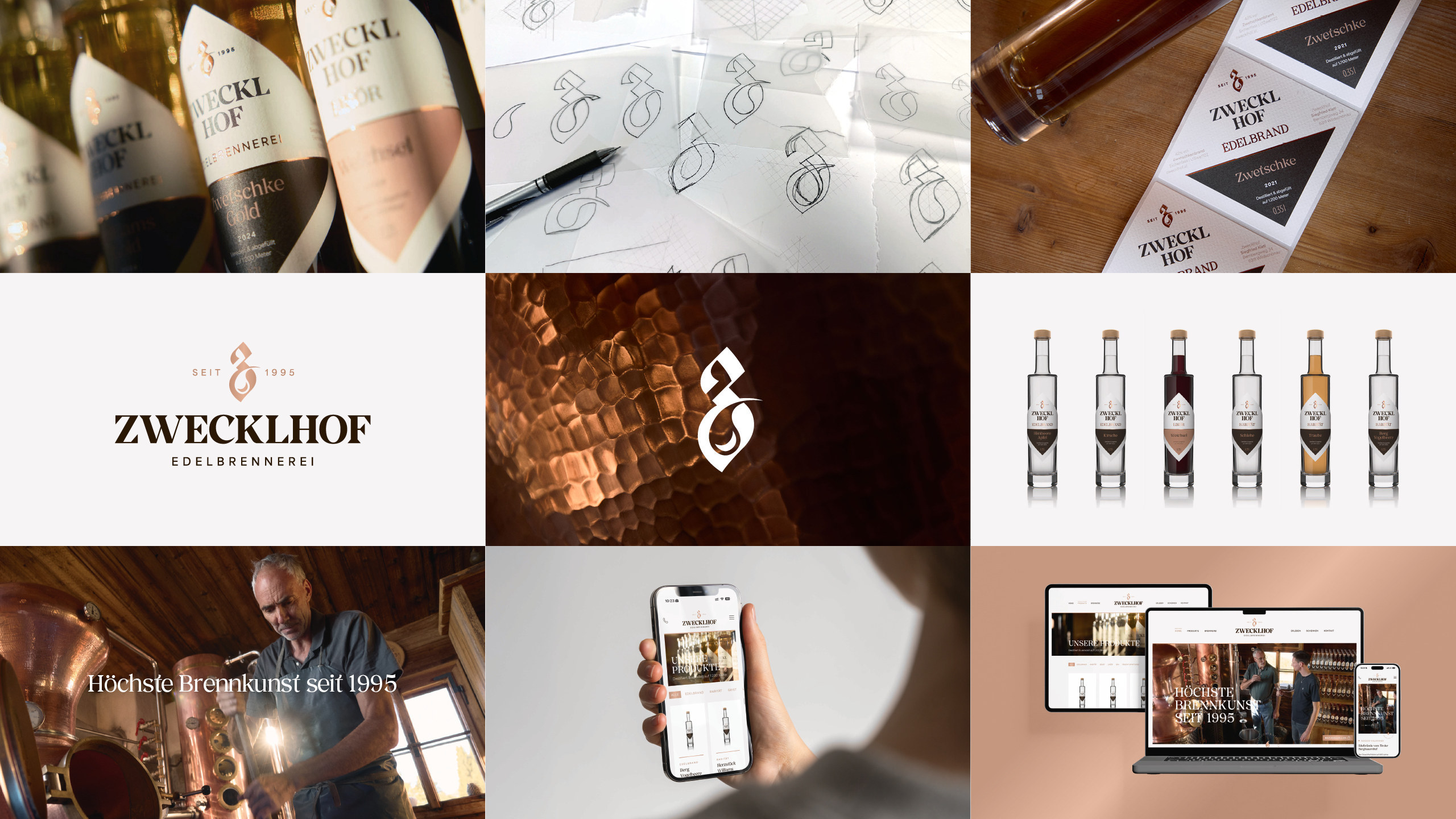 Neues Logo und Corporate Design für die Edelbrennerei Zwecklhof